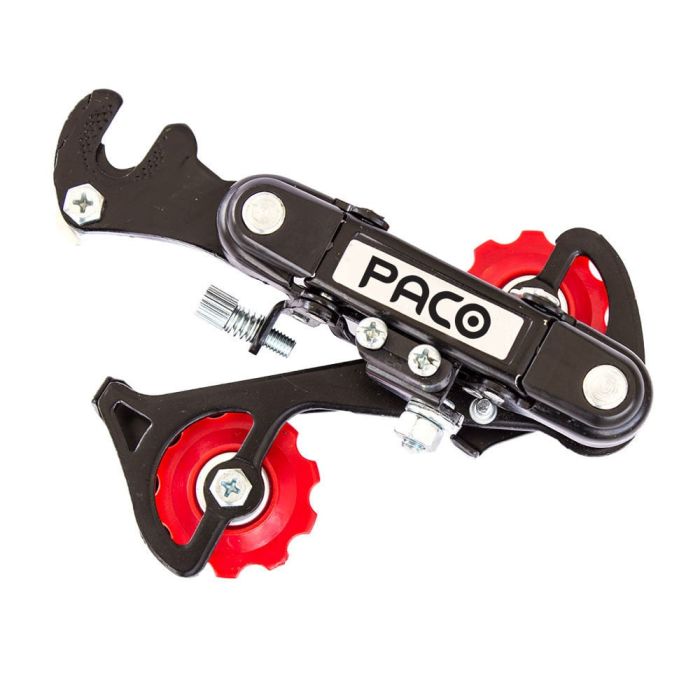 Cambio Traseiro 6v Preto com Gancheira