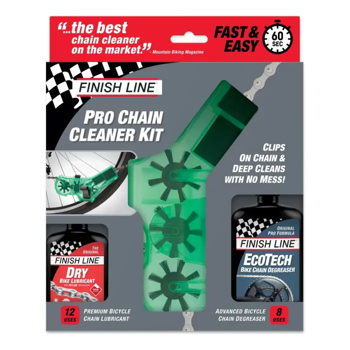 Pacote De Limpeza De Correntes Finish Line Pro, Desengraxant