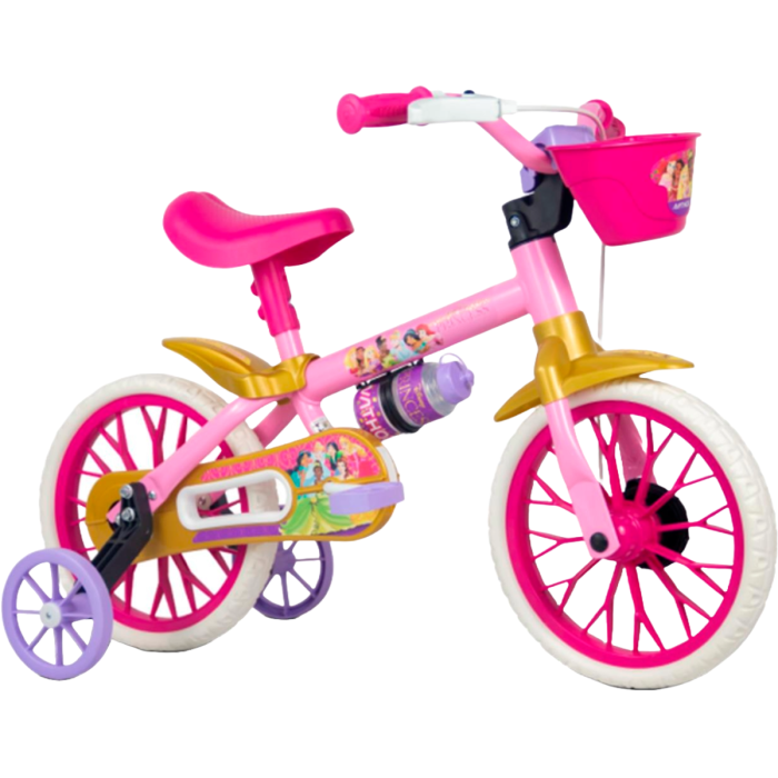 Bicicleta Infantil Nathor Princesas Aro 12