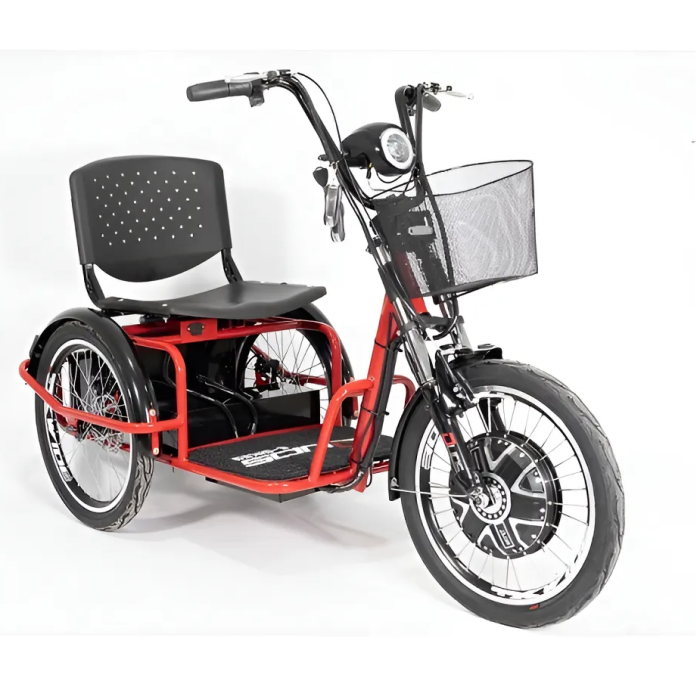 Triciclo Elétrico Duos Bikes Fox 800W C/ Ré Farol LED e Alarme