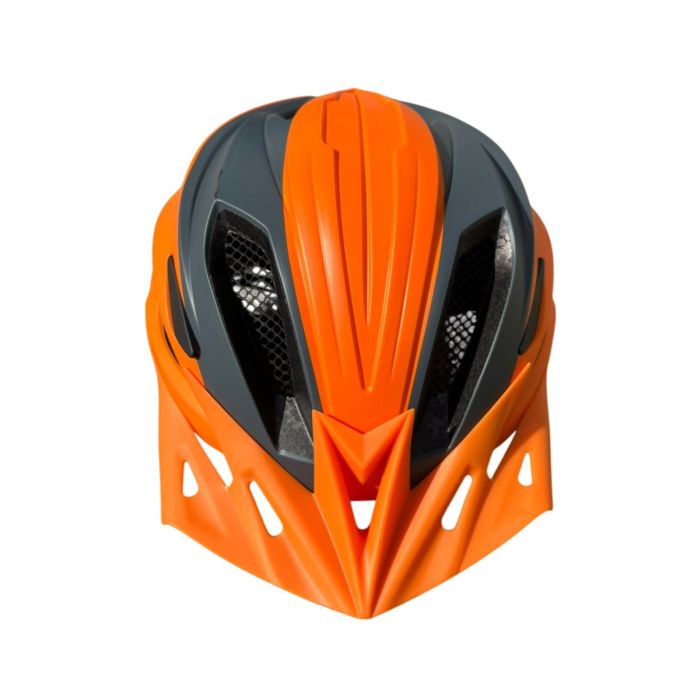 Capacete GTS Racing Series com Led Grafite/Laranja