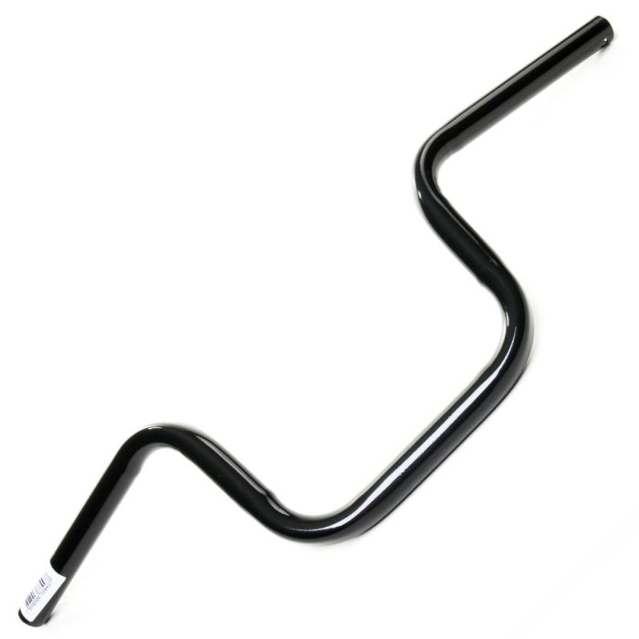 Guidão Aco Para Bicicleta Estilo Moto Cg Titan Bike Alto Retrô Cor Preto 