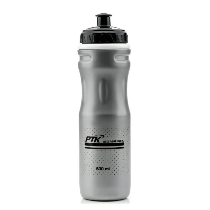 Garrafa Squeeze Isotermica PTK 600ml Cinza