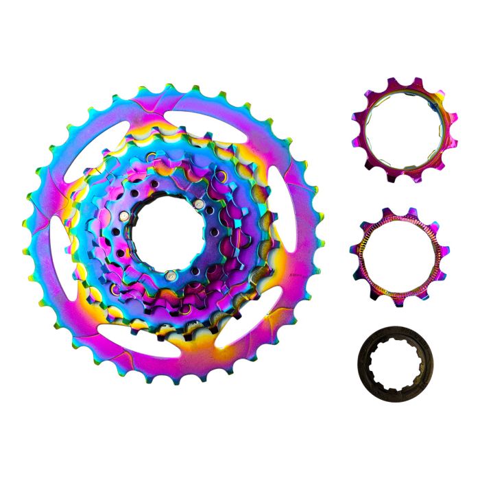 k7 Cassete Bike Camale&atilde;o 8v 11x34d Mega Range Shunfeng