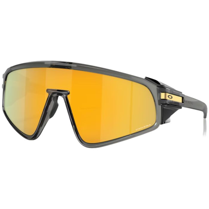 Óculos Ciclismo Oakley Latch Panel Prizm 24k Grey Smoke