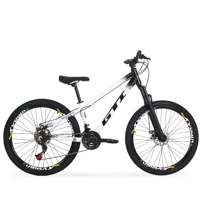 Bicicleta Freeride Grau GTI Wolfline 21v Branca