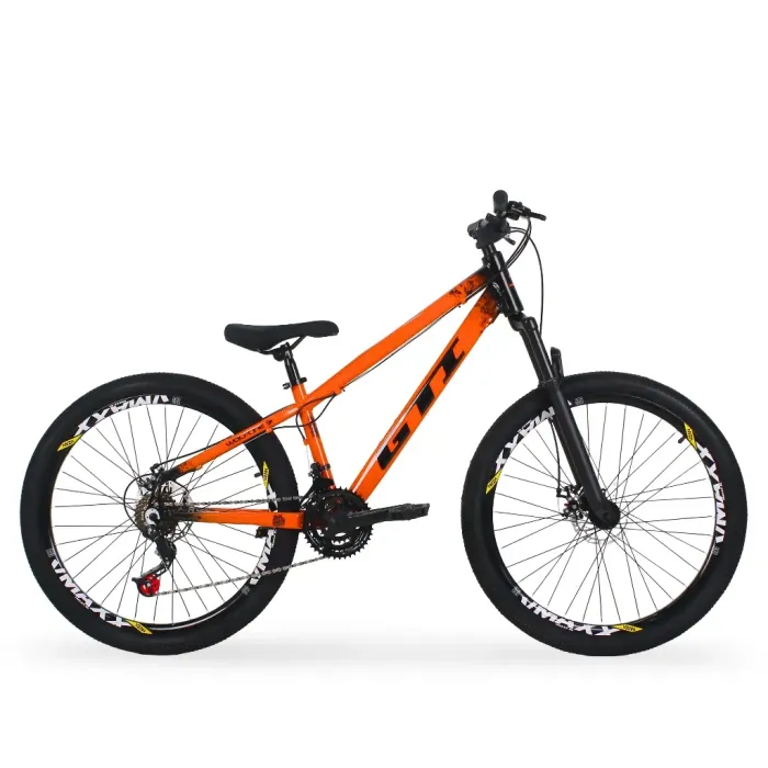 Bicicleta Freeride Grau GTI Wolfline 21v Laranja