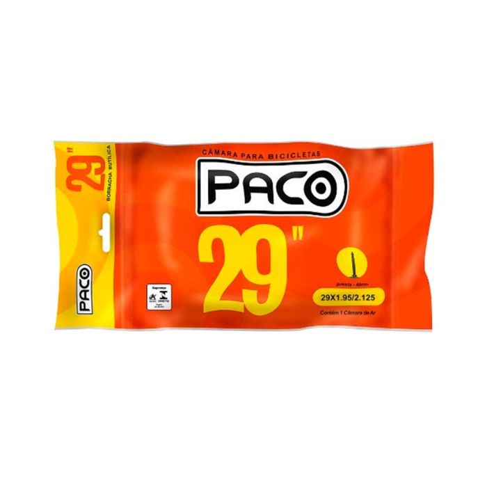 Câmara de Ar Paco Prime Aro 29x1.95/2.125 - Presta