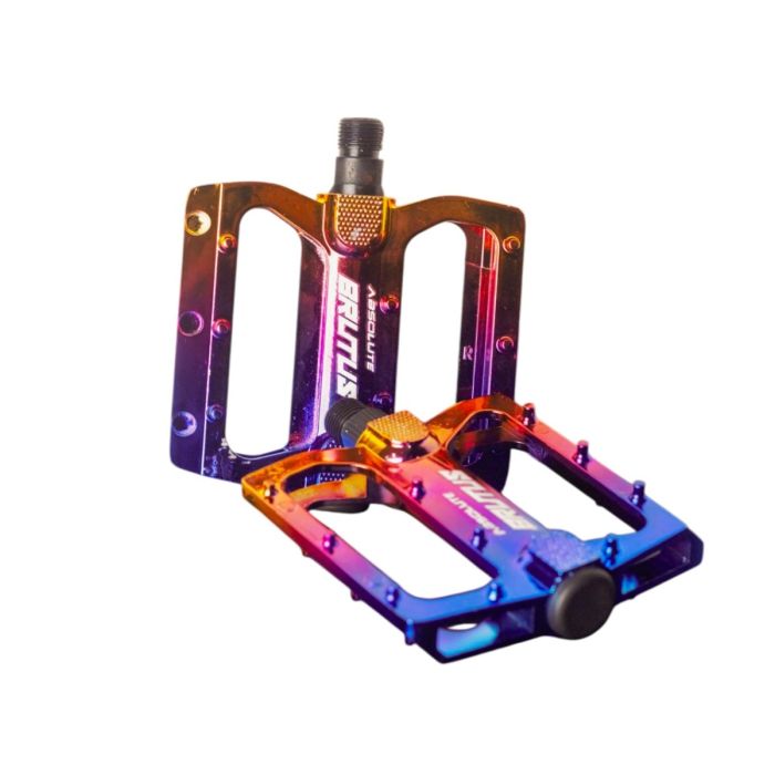 Pedal Absolute Brutus Flat Grau Freeride Oil Slick Camaleão