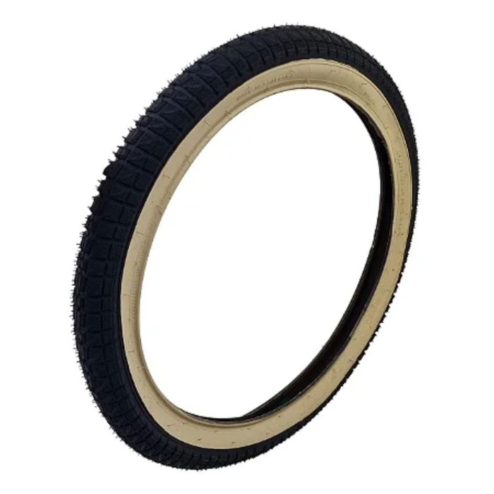Pneu Balão BMX Aro 20 x 2.25 DSI Faixa Banda Bege