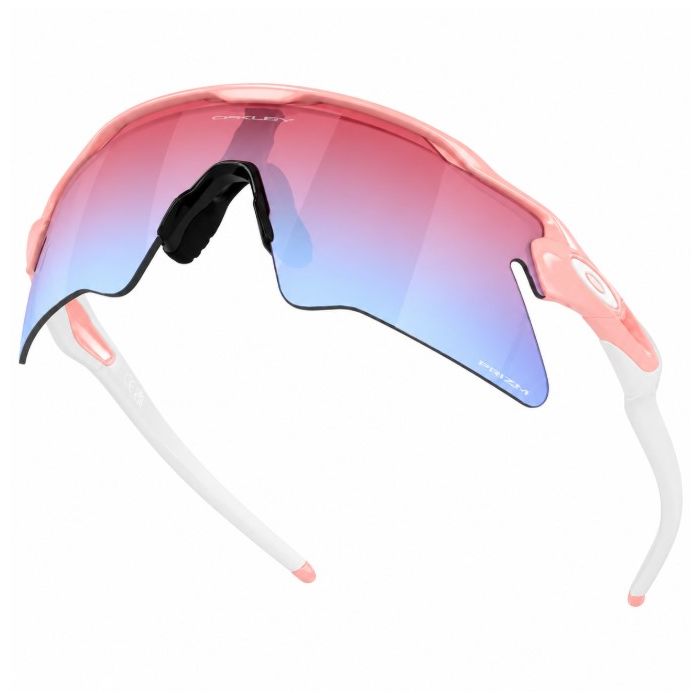 Óculos Ciclismo Oakley Radar Ev Heater Pink Milkshake Prizm Snow Sapphire