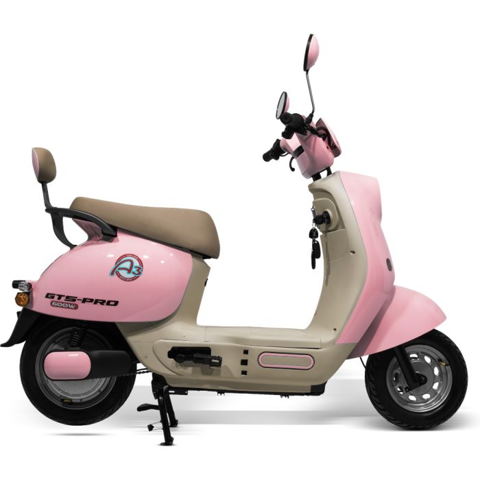 Bicicleta Scooter Elétrica GTS A3 600w  Rosa