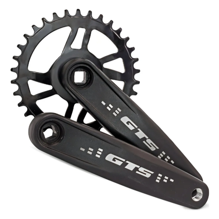 Pedivela Coroa Única Gts Ponta Quadrada 34 Dentes 170mm