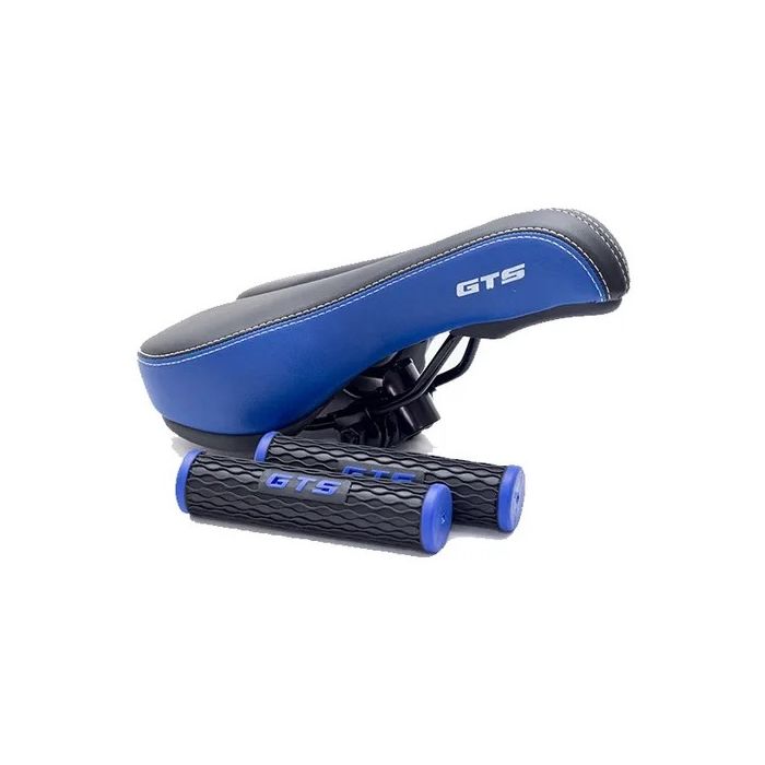 Kit Selim e Manopla Gts Vazado Azul