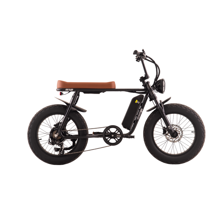 Bicicleta Elétrica Streetgo S12 750w Alumínio 48v 32km/h 15ah Freios Hidráulicos Preta