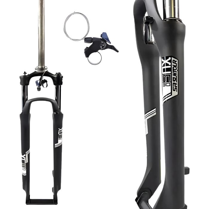 Garfo Suspensão 29 Suntour Xcm 30 Trava Guidão 1.1/8 Preta