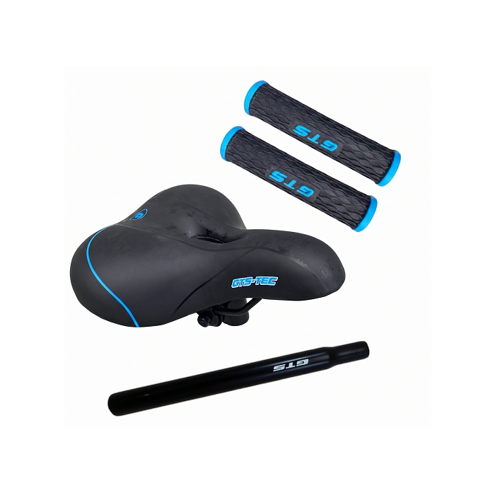 Kit Selim  Manopla e Canote Largo Confort Gts Super Azul