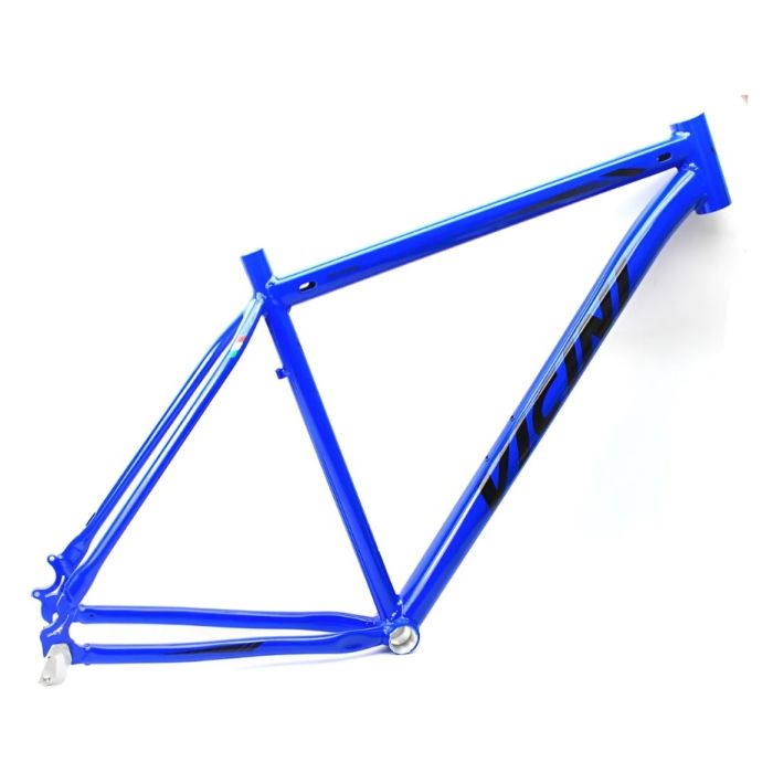 Quadro 29 Bicicleta Mtb Vicini Aluminio Cabeamento Interno - Azul- 17,5"