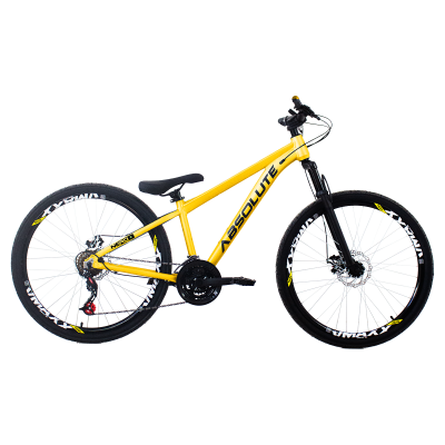 Bicicleta aro 26 Nero 5 do Grau Freeride Absolute 21v Amarelo