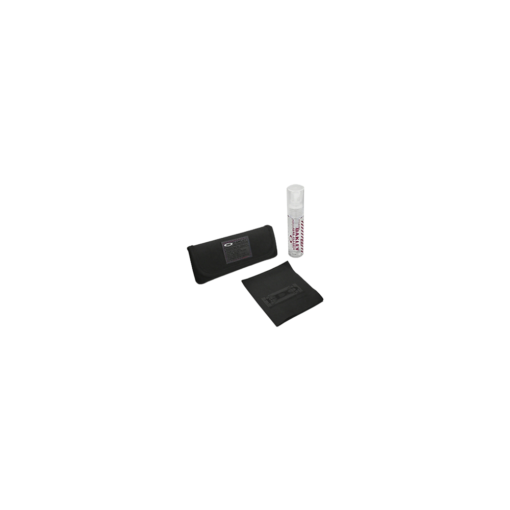Kit de limpeza Oakley com estojo, spray e flanela