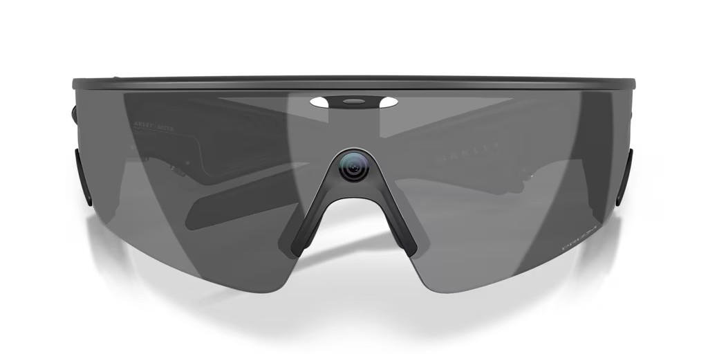 Câmera central do Oakley Meta Vanguard preto